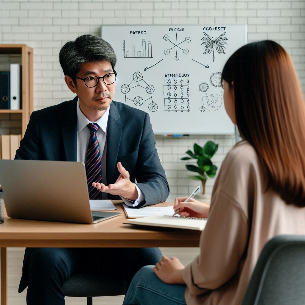 image_Aisan male consultant with an Asian female student_1